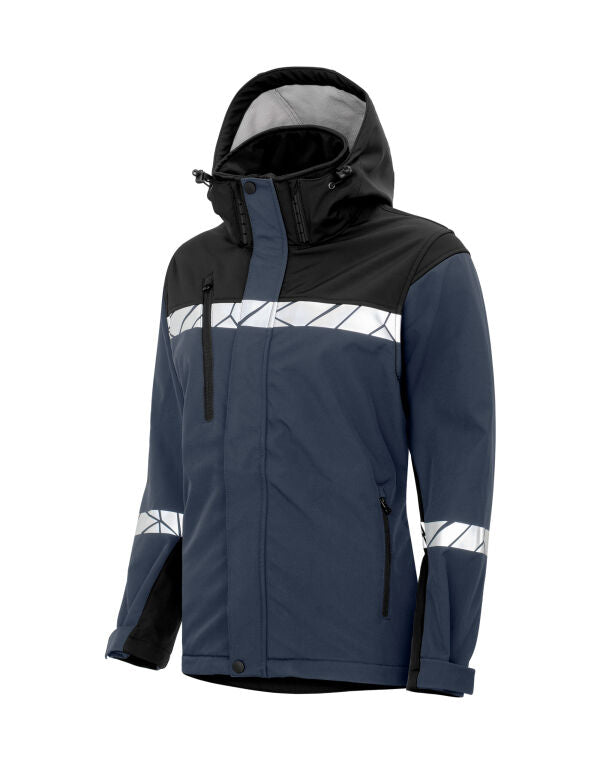 Pro-Job Progression 7417 Ladies Softshell Jacket - Navy/Black
