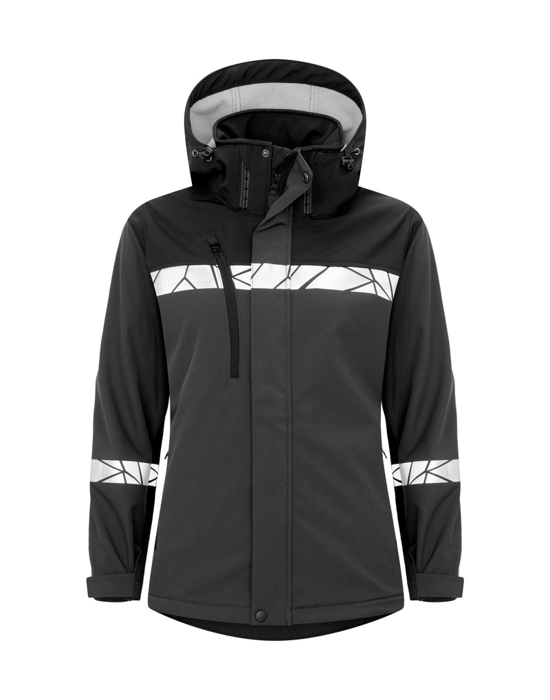 Pro-Job Progression 7417 Ladies Softshell Jacket - Grey/Black