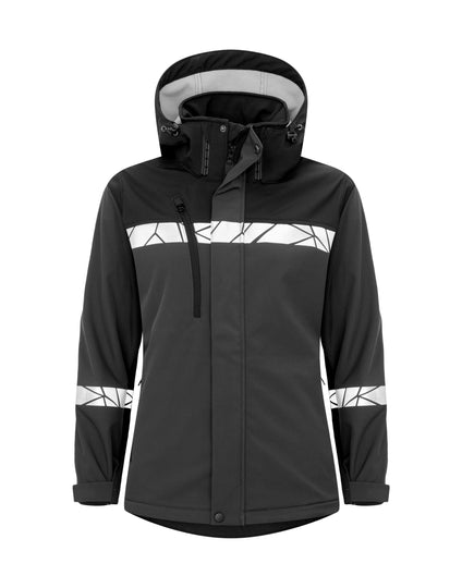Pro-Job Progression 7417 Ladies Softshell Jacket - Grey/Black