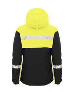 Pro-Job Progression 7417 Ladies Softshell Jacket - Black/Yellow