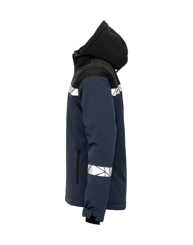 Pro-Job Progression 7418 Ladies Padded Softshell Jacket - Navy/Black