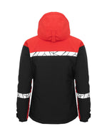 Pro-Job Progression 7418 Ladies Padded Softshell Jacket - Black/Red