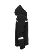 Pro-Job Progression 7418 Ladies Padded Softshell Jacket - Black/Black
