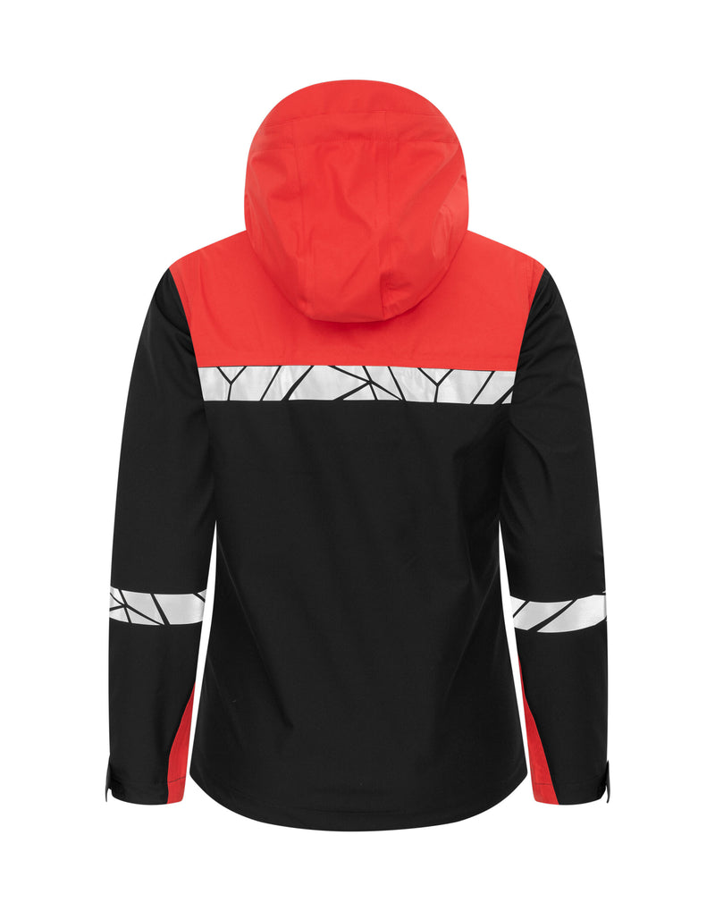 Pro-Job Progression 7419 Ladies Shell Jacket - Black/Red