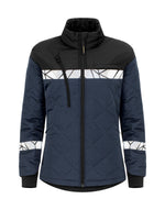 Pro-Job Progression 7421 Ladies Lightweight Quilted Jacket - Navy/Black