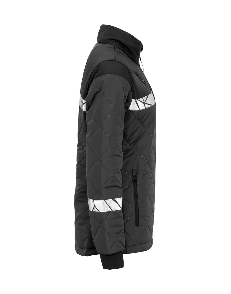 Pro-Job Progression 7421 Ladies Lightweight Quilted Jacket - Grey/Black