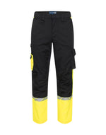 Pro-Job Progression 7507 Service Pant - Black/Yellow