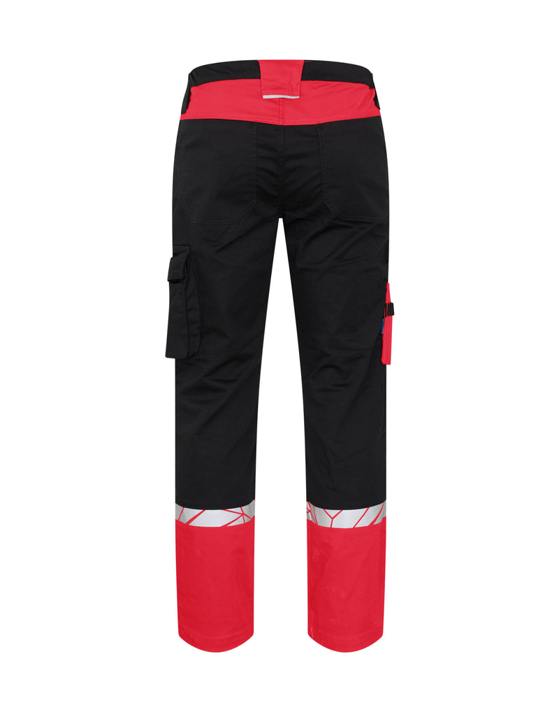 Pro-Job Progression 7507 Service Pant - Black/Red