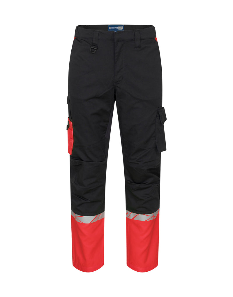 Pro-Job Progression 7507 Service Pant - Black/Red