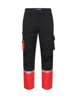 Pro-Job Progression 7507 Service Pant - Black/Red