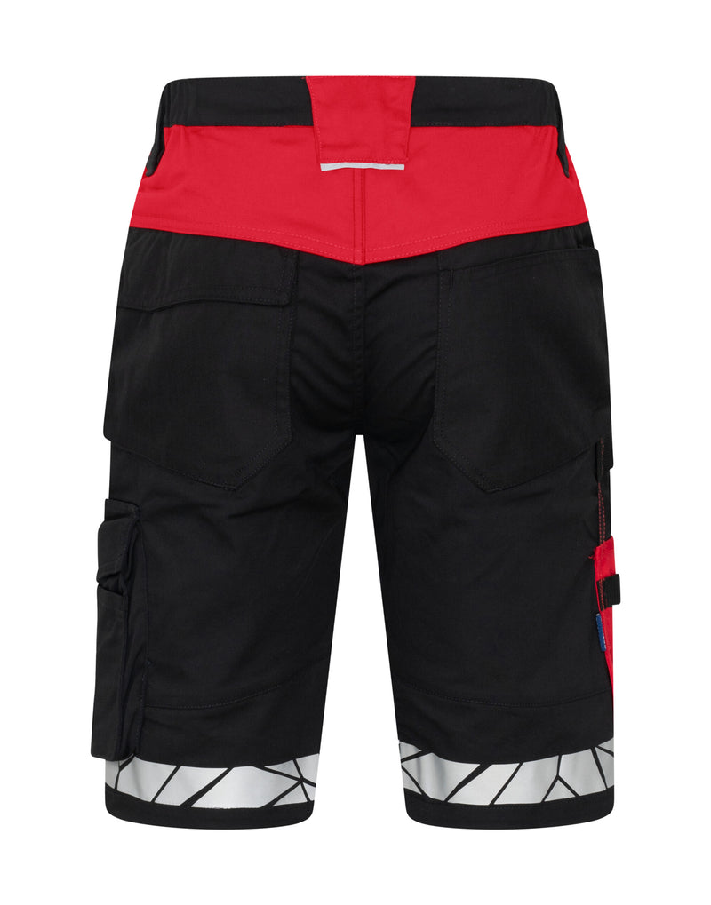 Pro-Job Progression 7510 Work Shorts - Black/Red