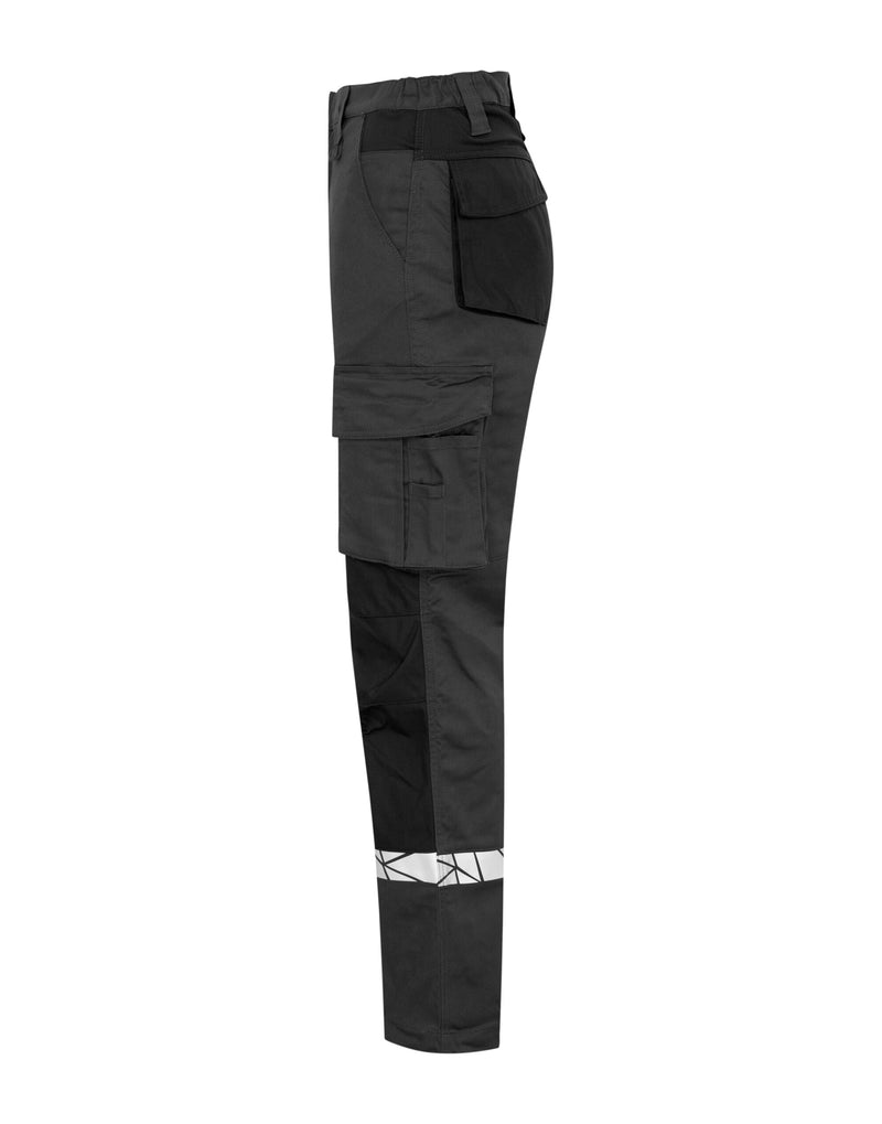 Pro-Job Progression 7512 Ladies Workpant Knee Protection - Grey/Black