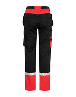 Pro-Job Progression 7513 Ladies Workpant Holster Pocket - Black/Red