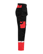 Pro-Job Progression 7513 Ladies Workpant Holster Pocket - Black/Red