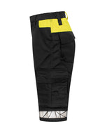 Pro-Job Progression 7514 Ladies Work Shorts - Black/Yellow