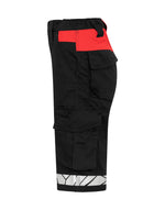 Pro-Job Progression 7514 Ladies Work Shorts - Black/Red