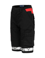 Pro-Job Progression 7514 Ladies Work Shorts - Black/Red