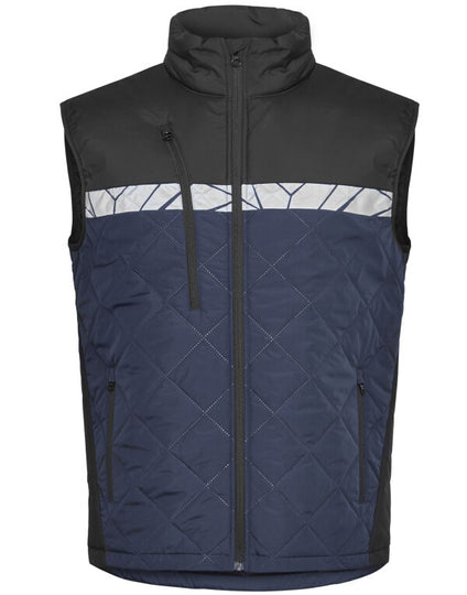 Pro-Job Progression 7700 Quilted Vest - Navy/Black