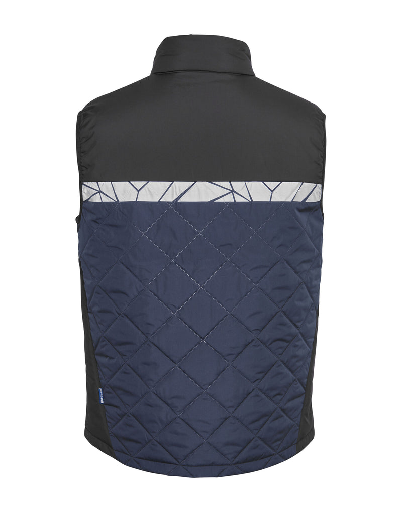 Pro-Job Progression 7700 Quilted Vest - Navy/Black