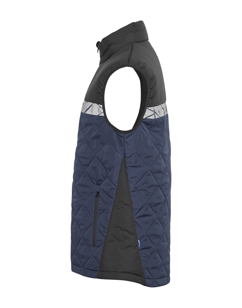 Pro-Job Progression 7700 Quilted Vest - Navy/Black