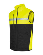 Pro-Job Progression 7700 Quilted Vest - Black/Yellow