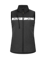 Pro-Job Progression 7701 Ladies Quilted Vest - Grey/Black
