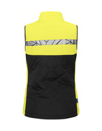 Pro-Job Progression 7701 Ladies Quilted Vest - Black/Yellow