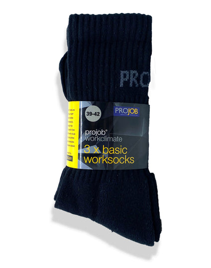 Pro-Job 9080 Socks 3-Pack - Black
