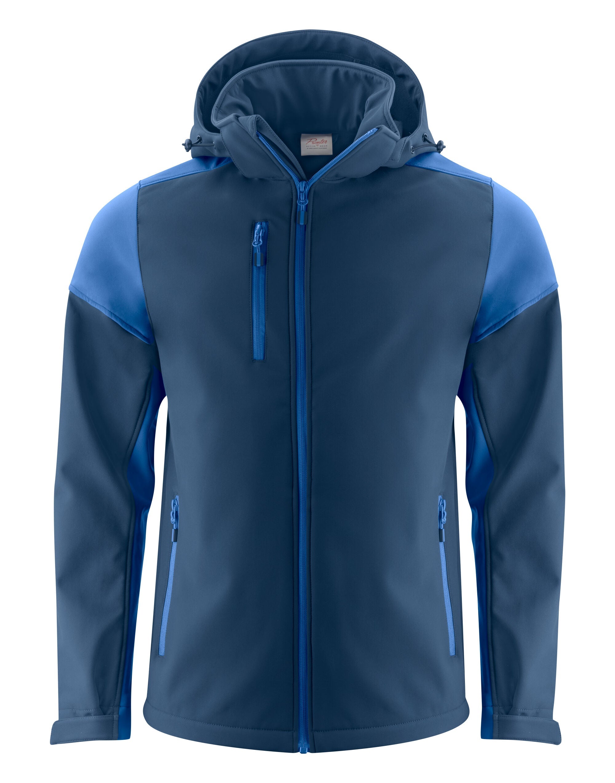 2x Embroidered Workwear Printer Prime Two-Tone Softshell Jackets Bundle with Company Logo