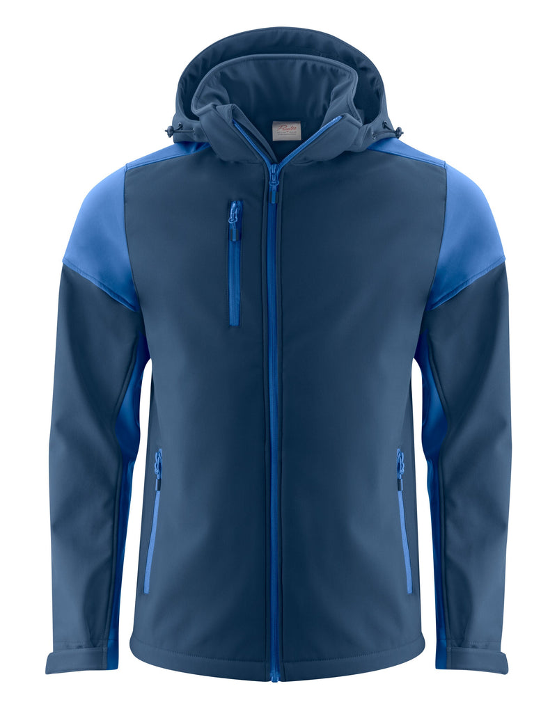 2x Embroidered Workwear Printer Prime Two-Tone Softshell Jackets Bundle with Company Logo