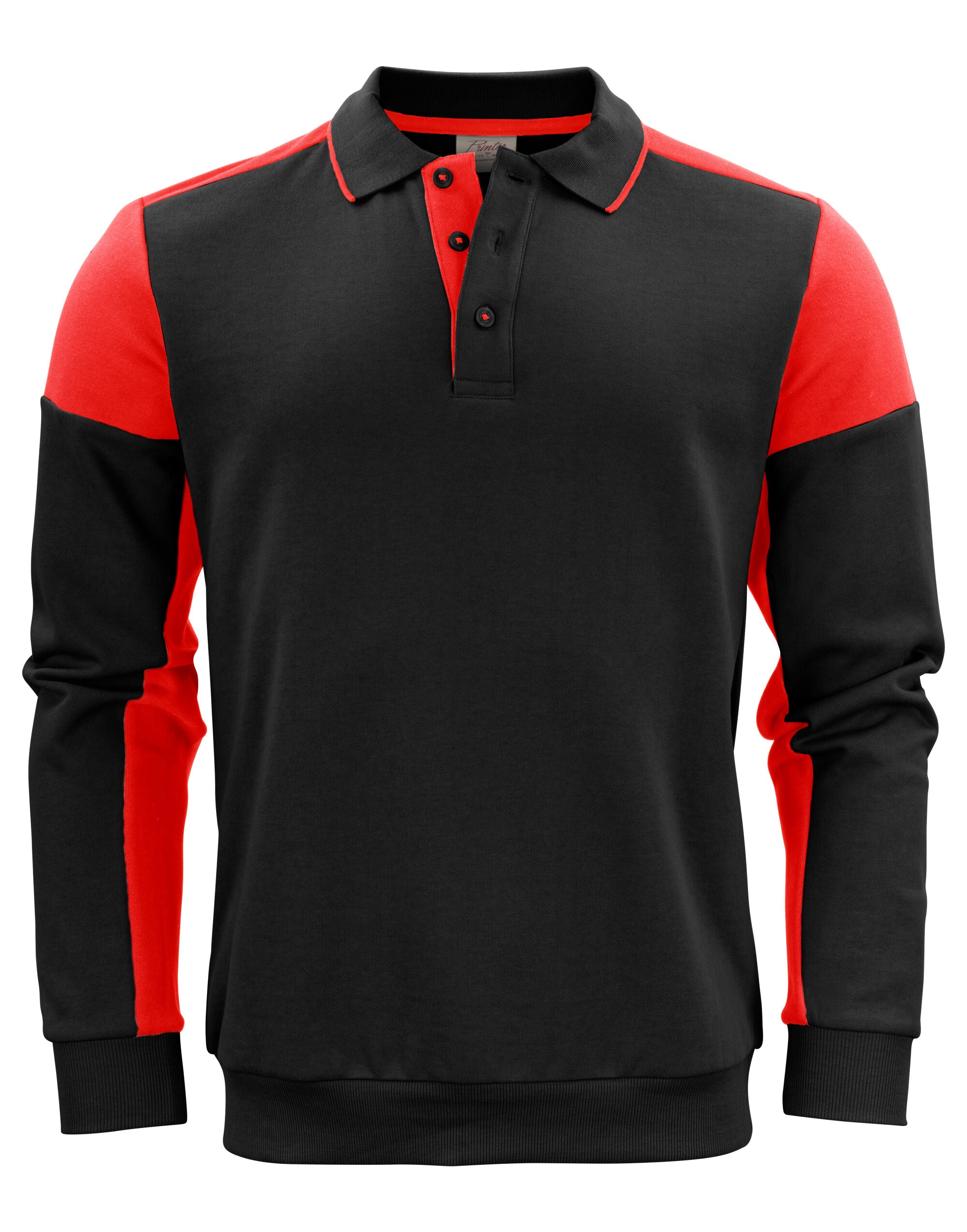 Printer Prime Long Sleeve Polo Sweatshirt