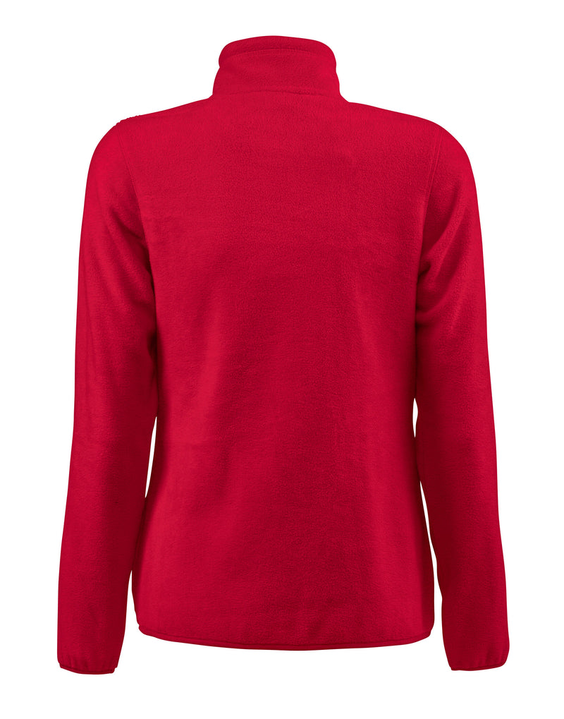 Printer Red Ladies Rocket Full Zip Fleece - Red