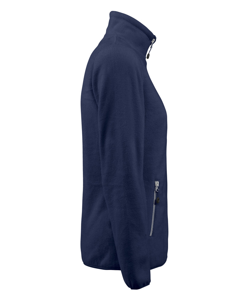 Printer Red Ladies Rocket Full Zip Fleece - Navy