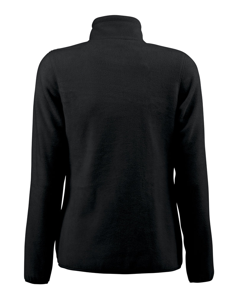 Printer Red Ladies Rocket Full Zip Fleece - Black