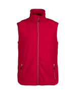 Printer Red Sideflip Fleece Vest - Red