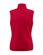 Printer Red Ladies Sideflip Fleece Vest - thumbnail 7