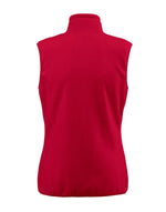 Printer Red Ladies Sideflip Fleece Vest - thumbnail 12