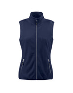 Printer Red Ladies Sideflip Fleece Vest - thumbnail 5