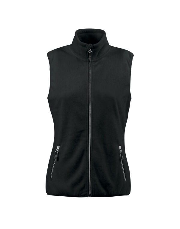 Printer Red Ladies Sideflip Fleece Vest