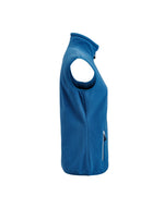 Printer Red Ladies Sideflip Fleece Vest - Bright Blue
