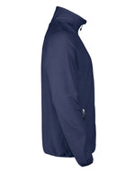 Printer Red Twohand Microfleece Jacket - Navy