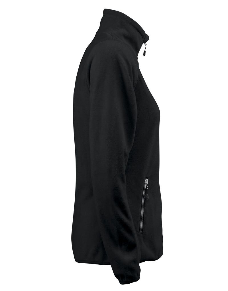 Printer Red Ladies Twohand Microfleece - Black