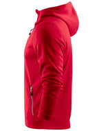 Printer Red Layback Full Zip Hoodie - thumbnail 3