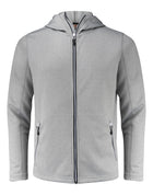 Printer Red Layback Full Zip Hoodie