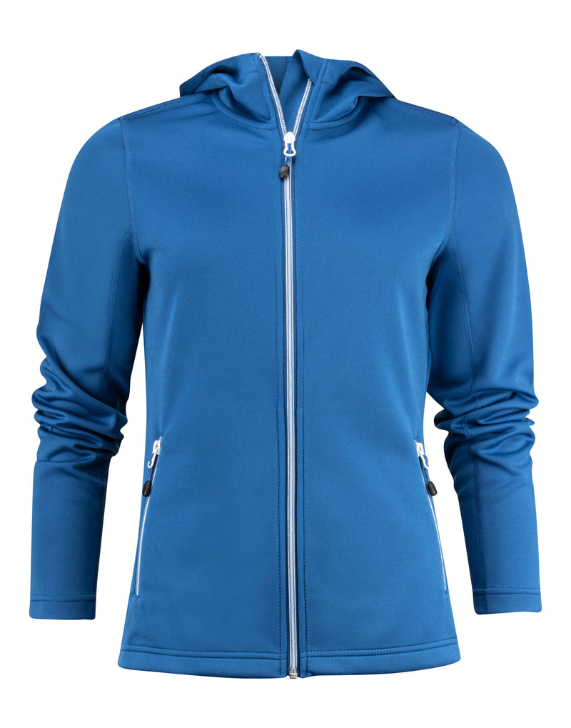 Printer Red Ladies Layback F/Z Hoodie