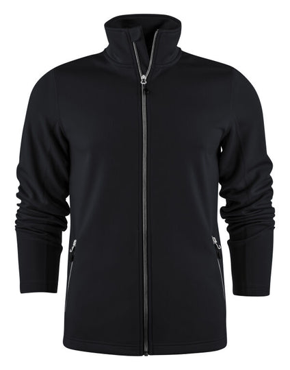 Printer Red Powerslide Jacket - Grey Melange