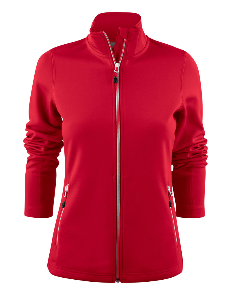 Printer Red Ladies Powerslide Jacket - Red