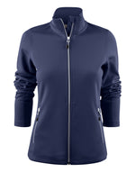 Printer Red Ladies Powerslide Jacket - Navy