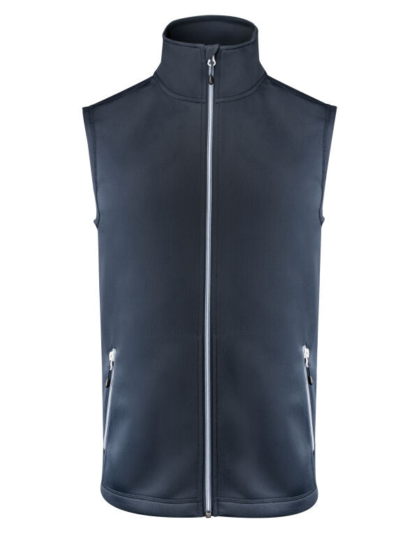 Printer Red Powerslide Vest - Grey Melange