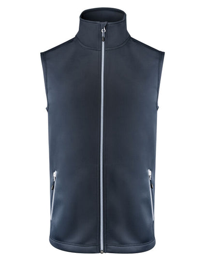 Printer Red Powerslide Vest - Grey Melange